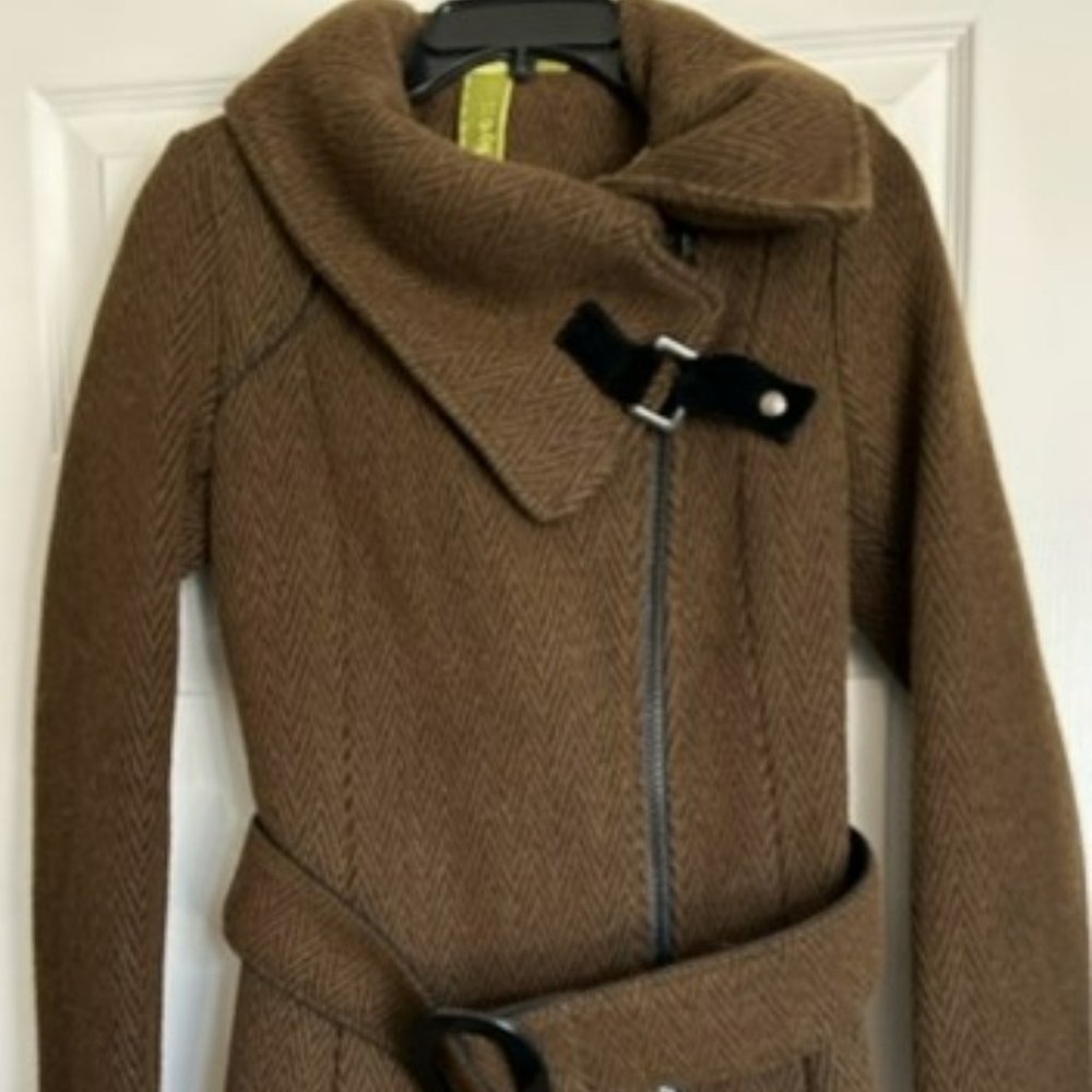 ❌️SOLD❌️ Soya & Kyo wool blend long coat.